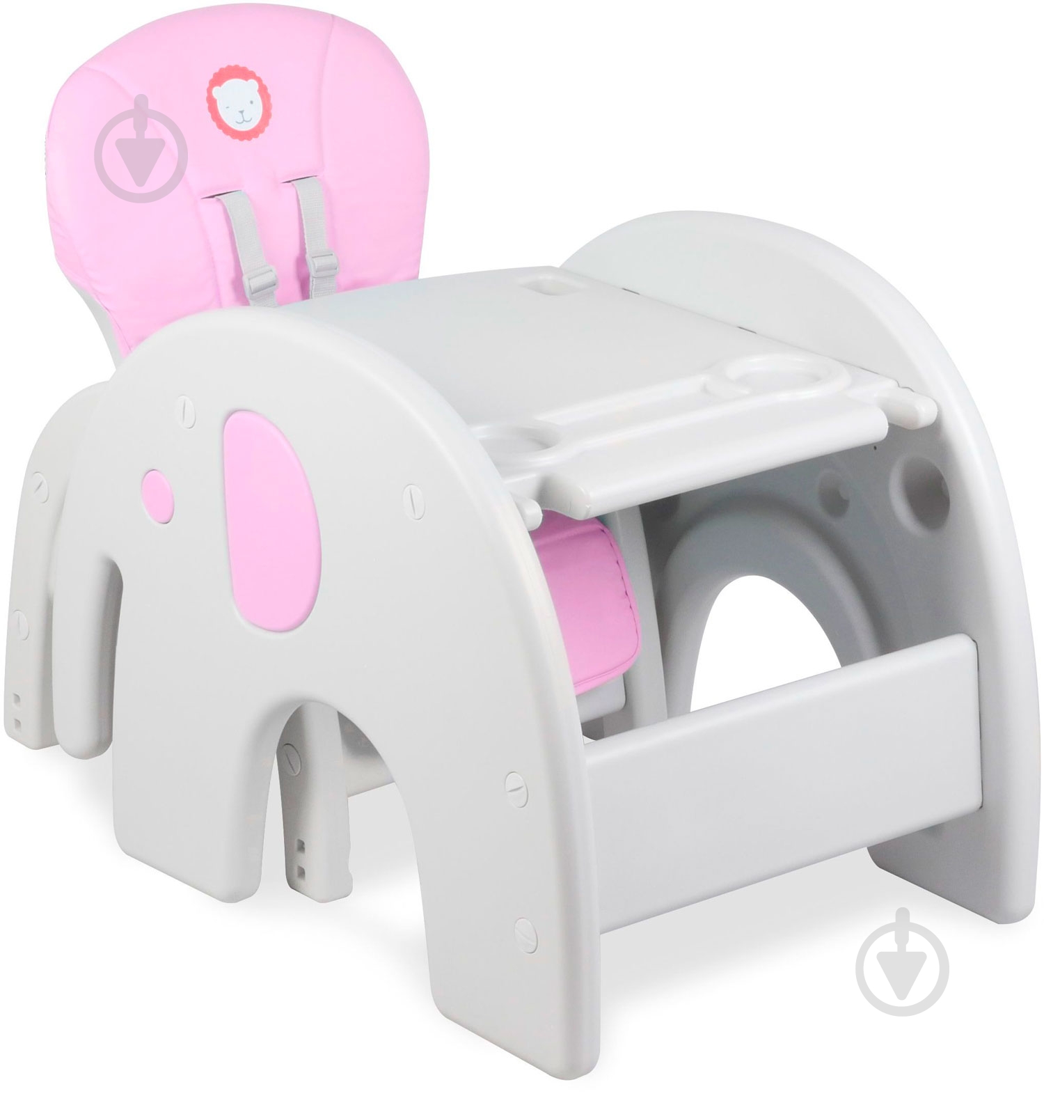 Стульчик-трансформер Lionelo Eli розовый LO.EL02 - фото 3