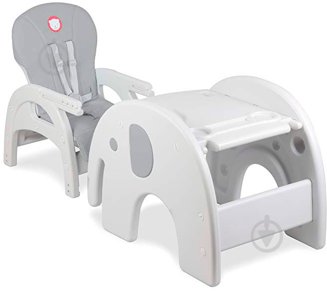 Стульчик-трансформер Lionelo Eli серый LO.EL03 - фото 3 Стульчик-трансформер Lionelo Eli серый LO.EL03 - фото 3