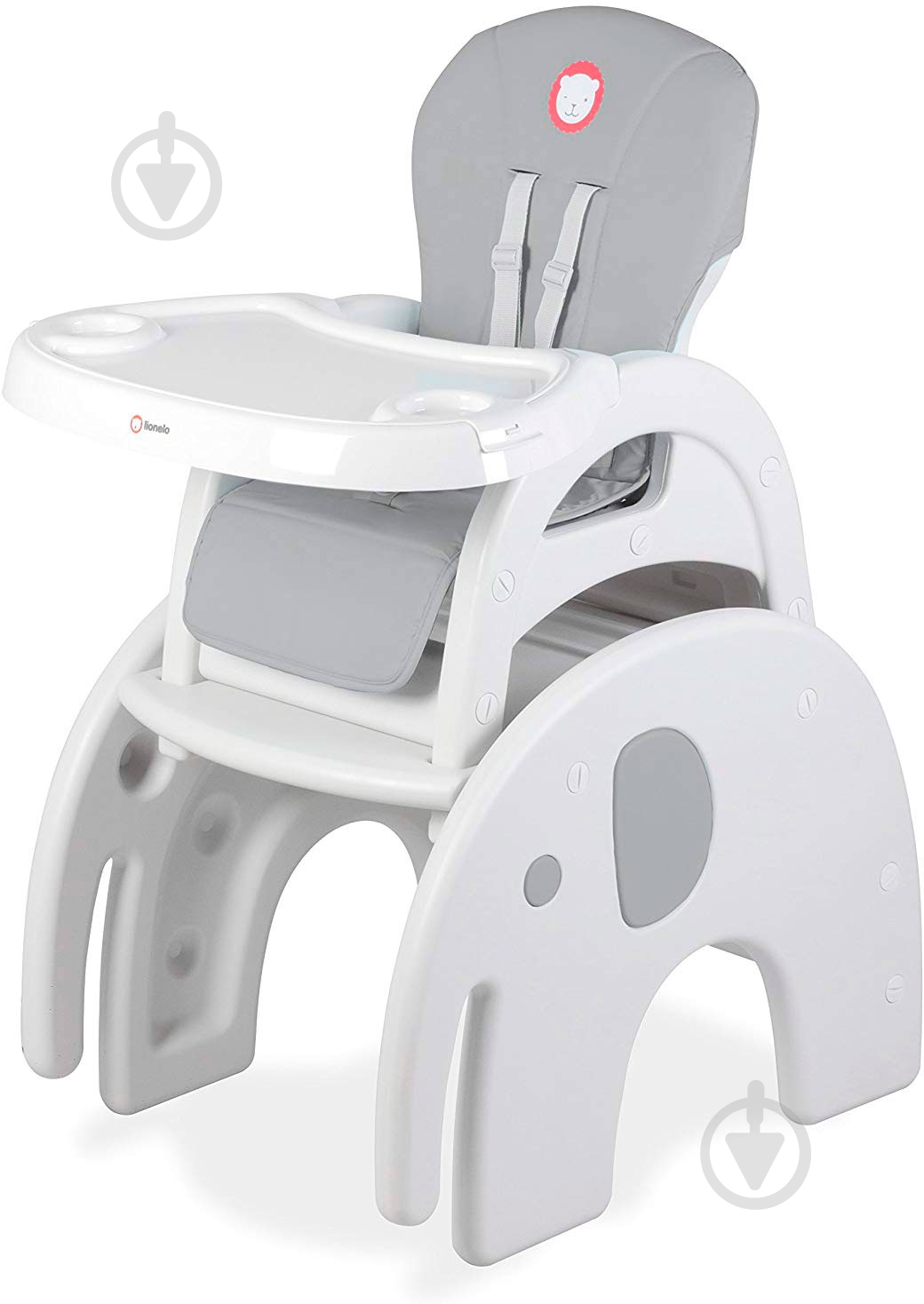 Стульчик-трансформер Lionelo Eli серый LO.EL03 - фото 1 Стульчик-трансформер Lionelo Eli серый LO.EL03 - фото 1