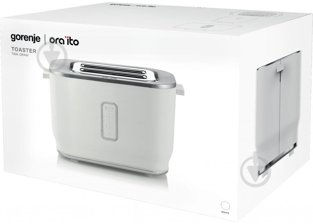 Тостер Gorenje T800ORAW - фото 3 Тостер Gorenje T800ORAW - фото 3