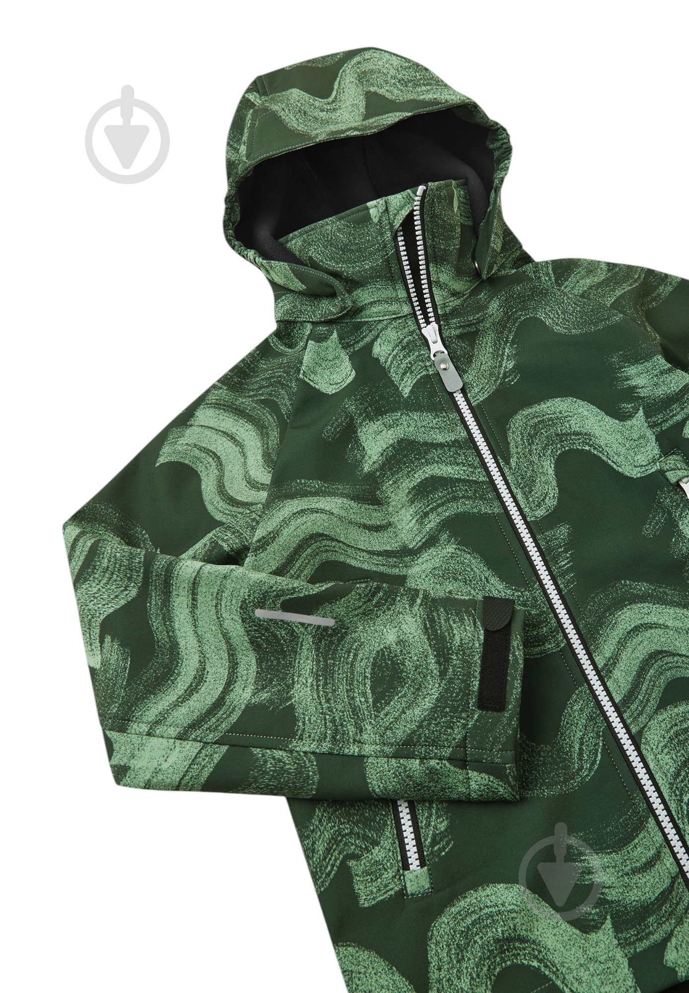 Куртка для мальчиков Reima Softshell Aitoo р.110 зеленый 5100139A-8512 - фото 4