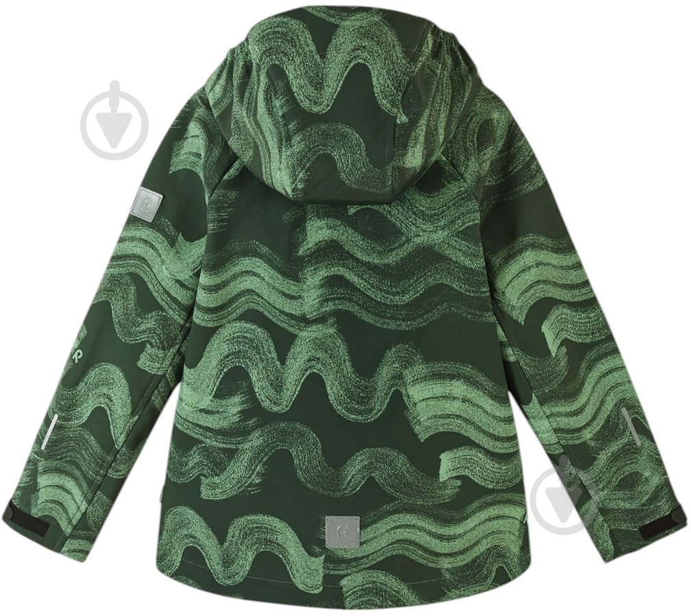 Куртка для мальчиков Reima Softshell Aitoo р.116 зеленый 5100139A-8512 - фото 3