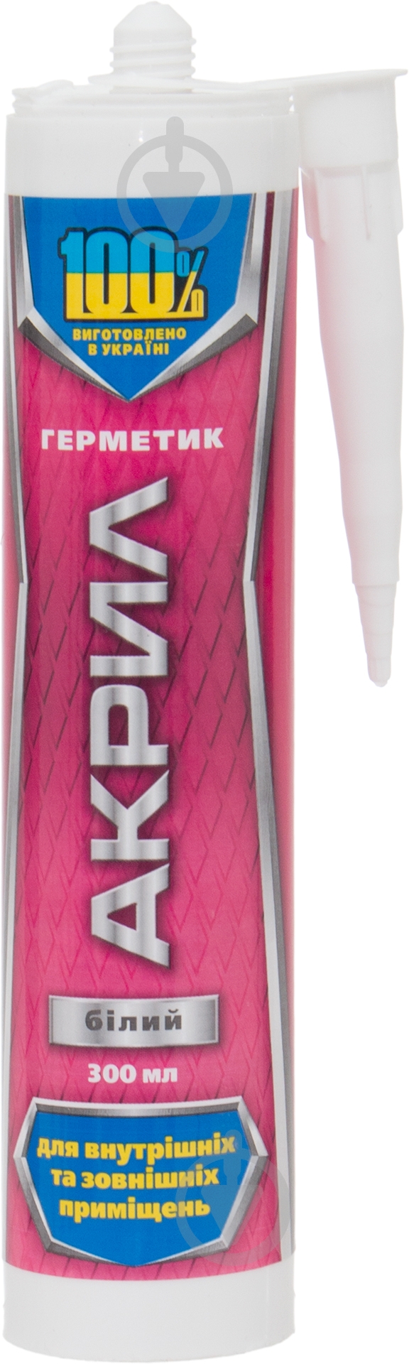 Герметик акриловый 100% белый 300 мл - фото 2