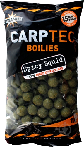 Бойлы Dynamite Baits CarpTec Spicy Squid 1000 г специи DY693 - фото 1 Бойлы Dynamite Baits CarpTec Spicy Squid 1000 г специи DY693 - фото 1