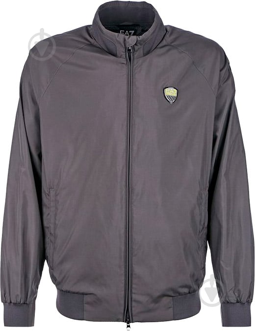 Ветровка мужская демисезонная EA7 TESSUTO BOMBER JACKET 3GPB23-PN70Z-1993 р.L серая - фото 1
