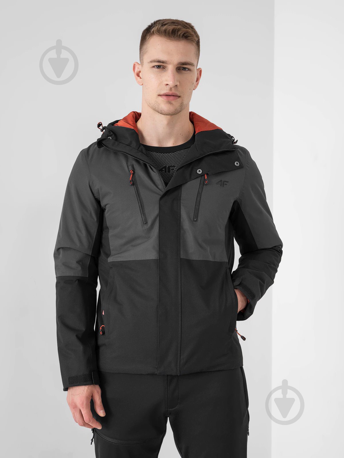 Куртка мужская 4F D4Z21-KUM150-20S р.2XL черная - фото 1 Куртка мужская 4F D4Z21-KUM150-20S р.2XL черная - фото 1