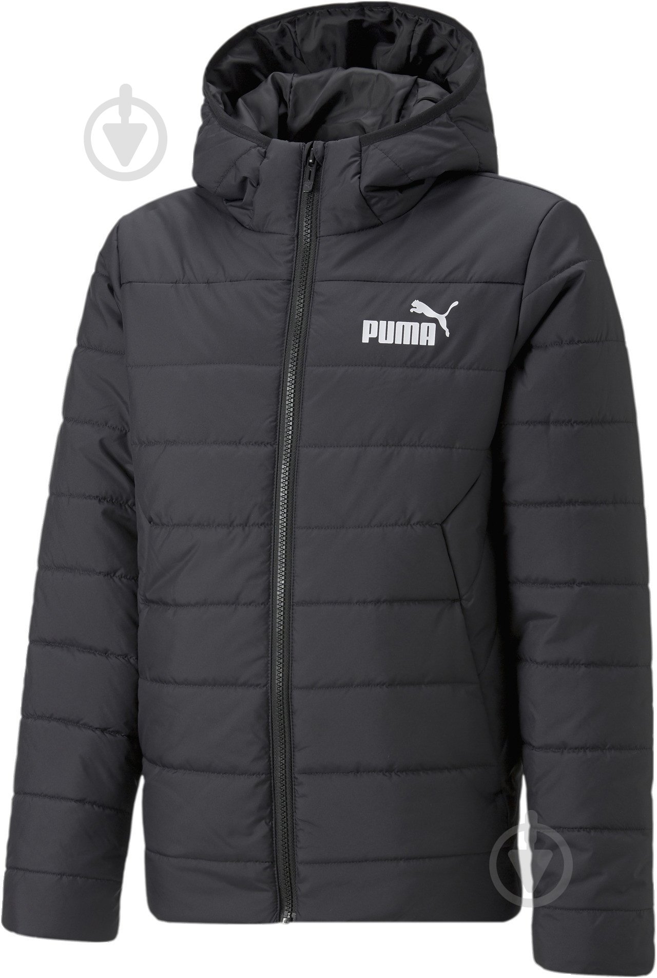 Куртка для мальчиков Puma ESS HOODED PADDED JACKET 67055901 р.140 черная - фото 1