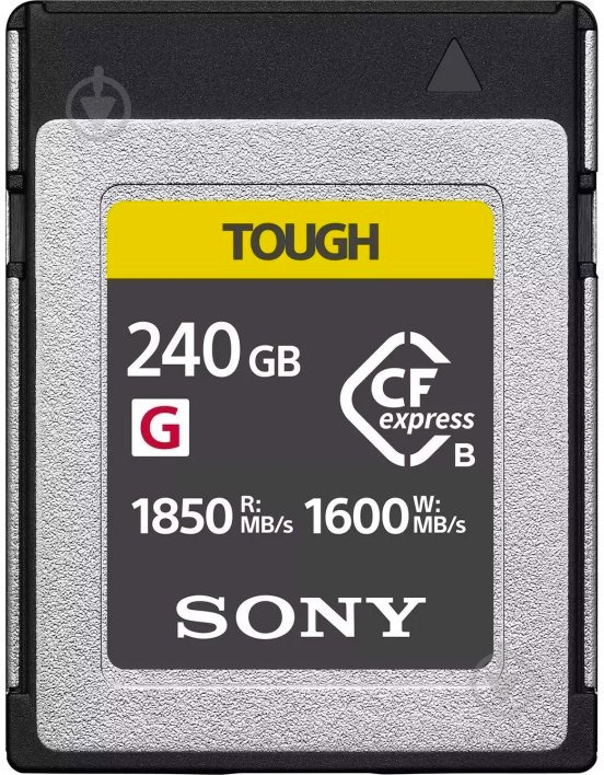 Карта памяти Sony CFexpress 240 ГБ (CEBG240T.CE7 ) Type B - фото 1