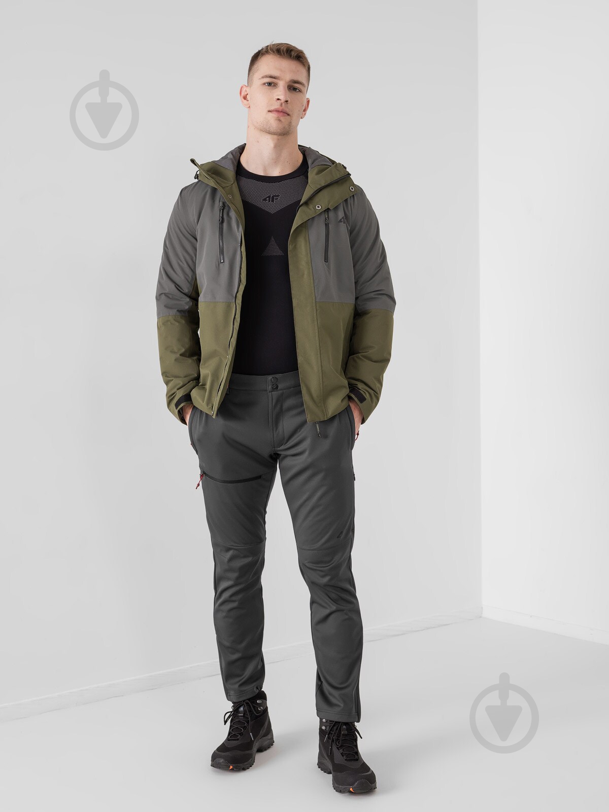 Куртка мужская 4F D4Z21-KUM150-43S р.S хаки - фото 3