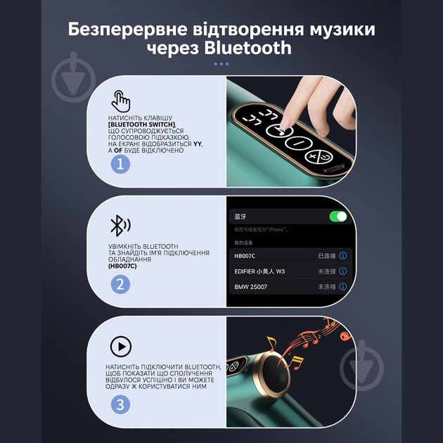 Перкусійний ручний масажер Inspire ins-HB-007 red - фото 3 Перкусійний ручний масажер Inspire ins-HB-007 red - фото 3