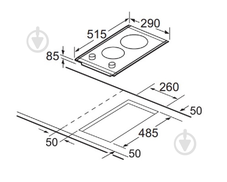 Варочная поверхность электрическая Interline HES 331 FCD XA - фото 8
