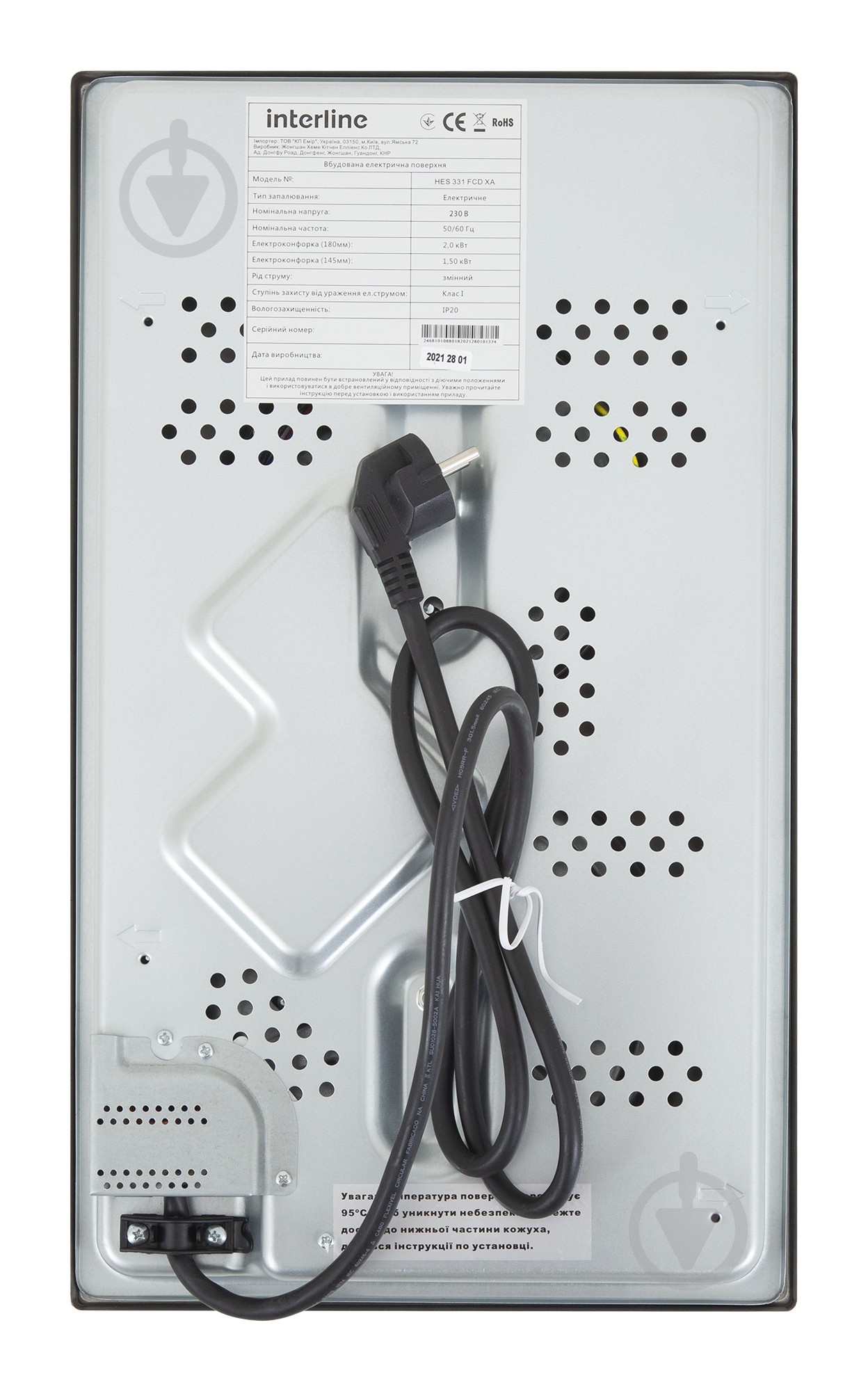 Варочная поверхность электрическая Interline HES 331 FCD XA - фото 7