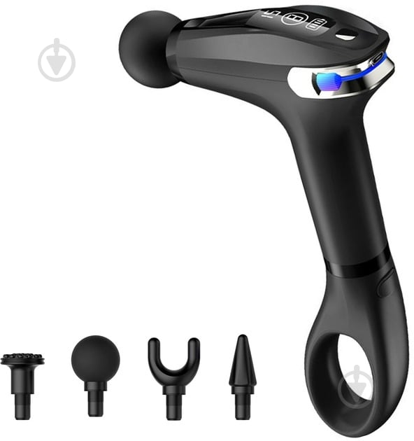 Перкусійний ручний масажер Inspire ins-HB-005 black - фото 1 Перкусійний ручний масажер Inspire ins-HB-005 black - фото 1