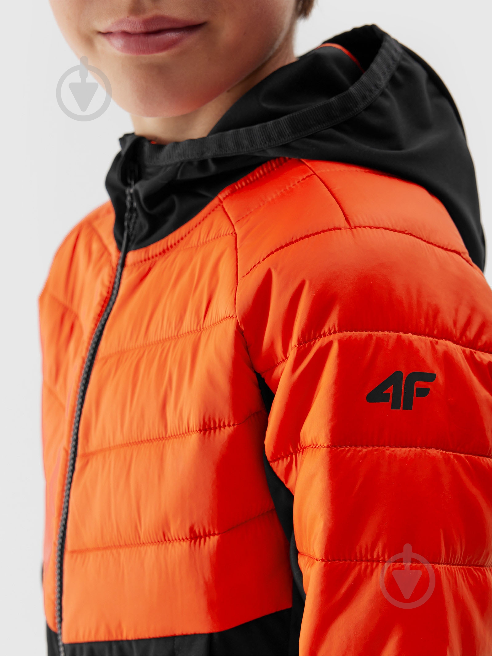 Куртка для мальчиков 4F TECHNICAL JACKET M282 4FJAW23TTJAM282-70S оранжевая - фото 4 Куртка для мальчиков 4F TECHNICAL JACKET M282 4FJAW23TTJAM282-70S оранжевая - фото 4