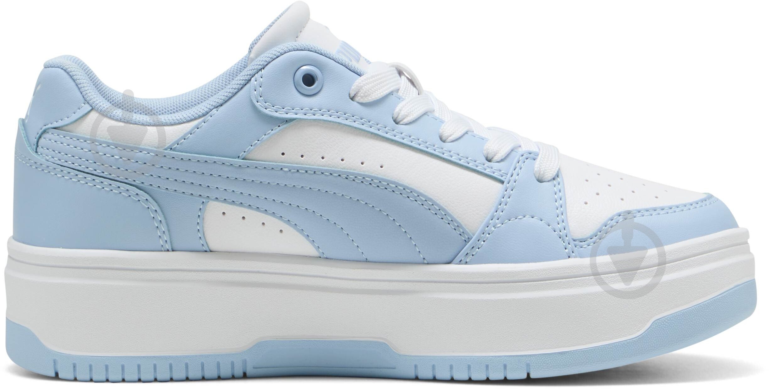 Кросівки жіночі Puma Rebound Femme Low 40259205 р.35,5 білі із блакитним - фото 2