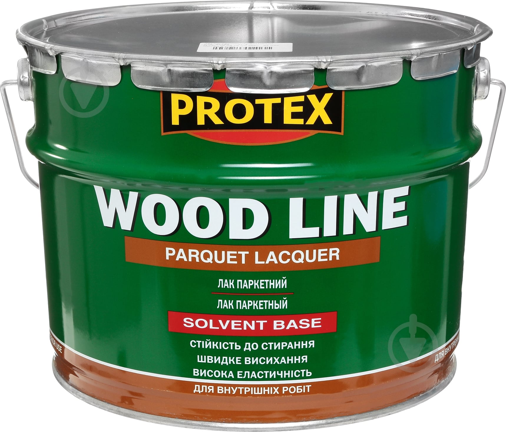 Лак паркетний Parquet Lacquer Protex напівмат 10 л - фото 1