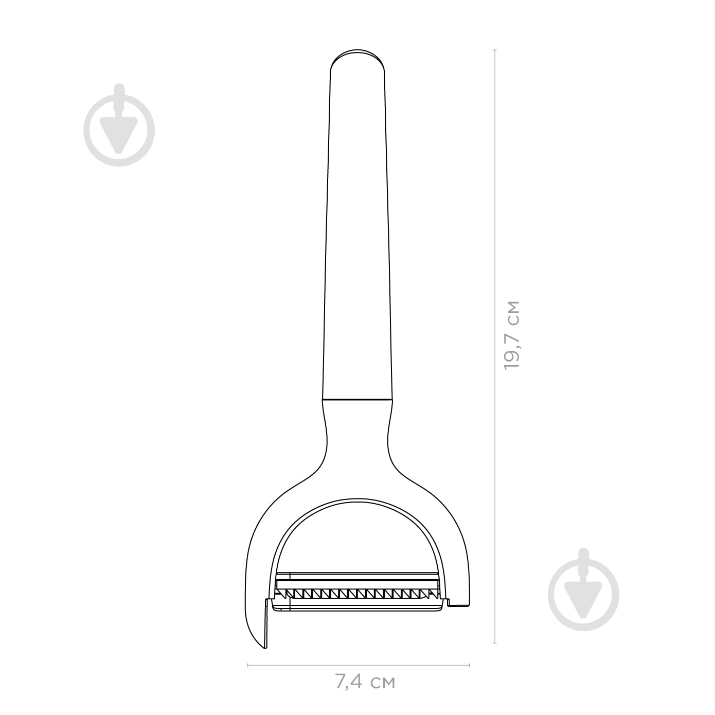 Овощечистка Vinzer 19,8 см 50199 - фото 6 Овощечистка Vinzer 19,8 см 50199 - фото 6