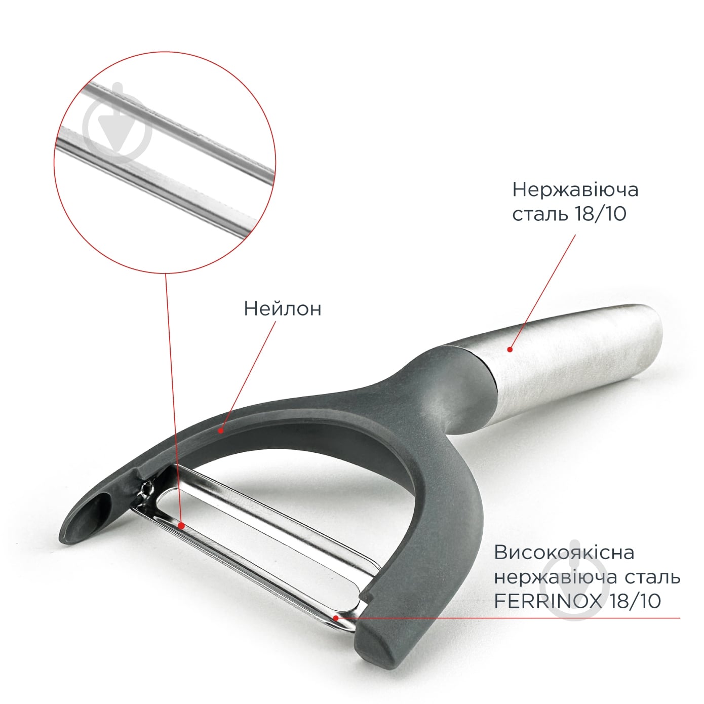 Овощечистка Vinzer 19,8 см 50199 - фото 5 Овощечистка Vinzer 19,8 см 50199 - фото 5