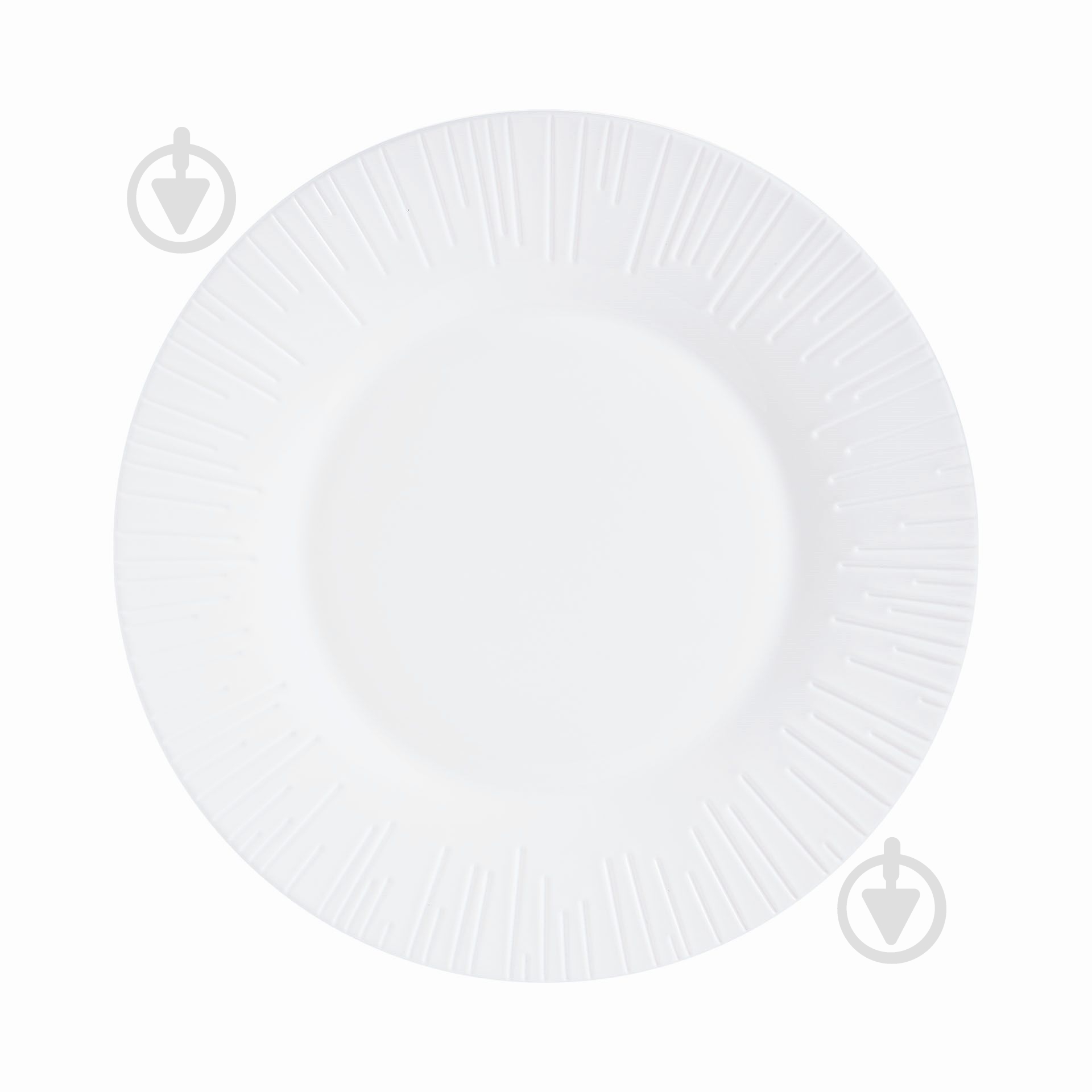 Тарілка обідня Luminarc Luminis White 28 см P5872 - фото 1 Тарілка обідня Luminarc Luminis White 28 см P5872 - фото 1
