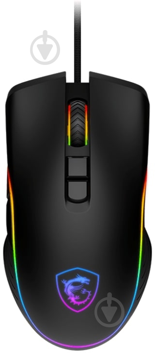 Мышь MSI FORGE GM300 RGB black (S12-0402300-HH9) - фото 1 Мышь MSI FORGE GM300 RGB black (S12-0402300-HH9) - фото 1