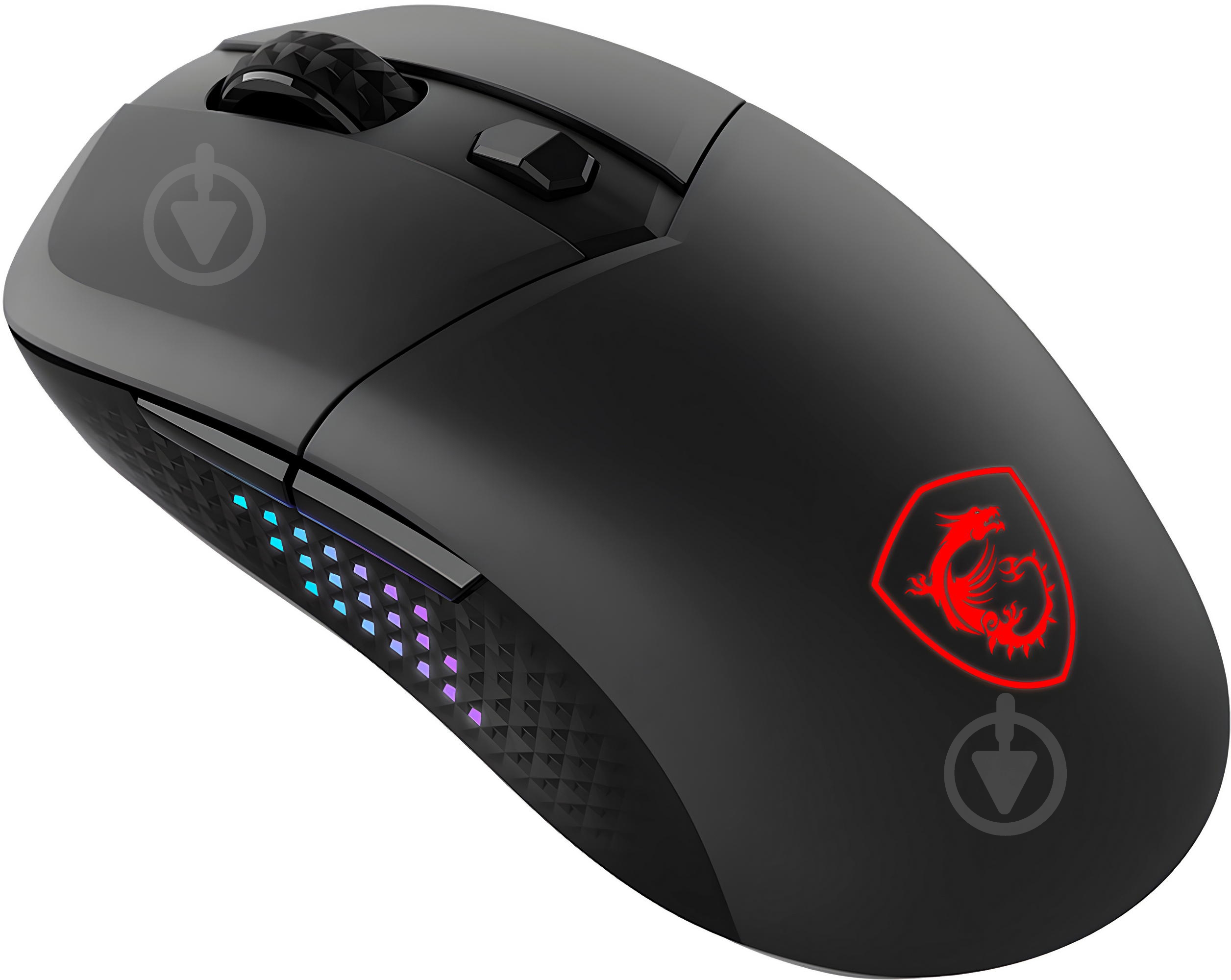 Миша MSI VERSA 300 ELITE WIRELESS black (S12-4301290-CLA) - фото 2