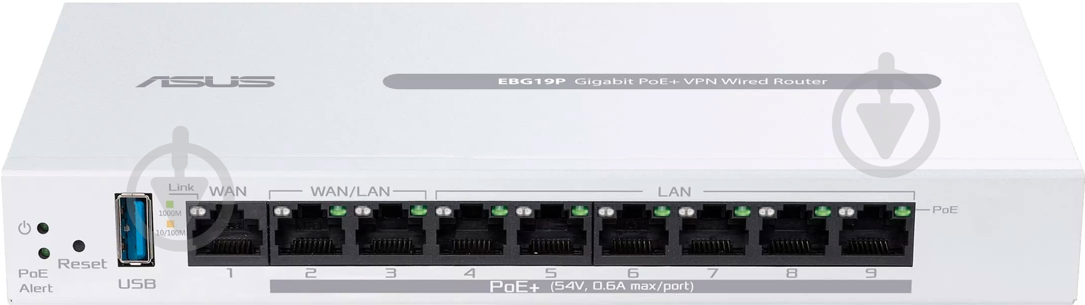 Маршрутизатор Asus ExpertWiFi EBG19P 8xGE LAN (8xPoE) (90IG08C0-MO3B00) - фото 1 Маршрутизатор Asus ExpertWiFi EBG19P 8xGE LAN (8xPoE) (90IG08C0-MO3B00) - фото 1
