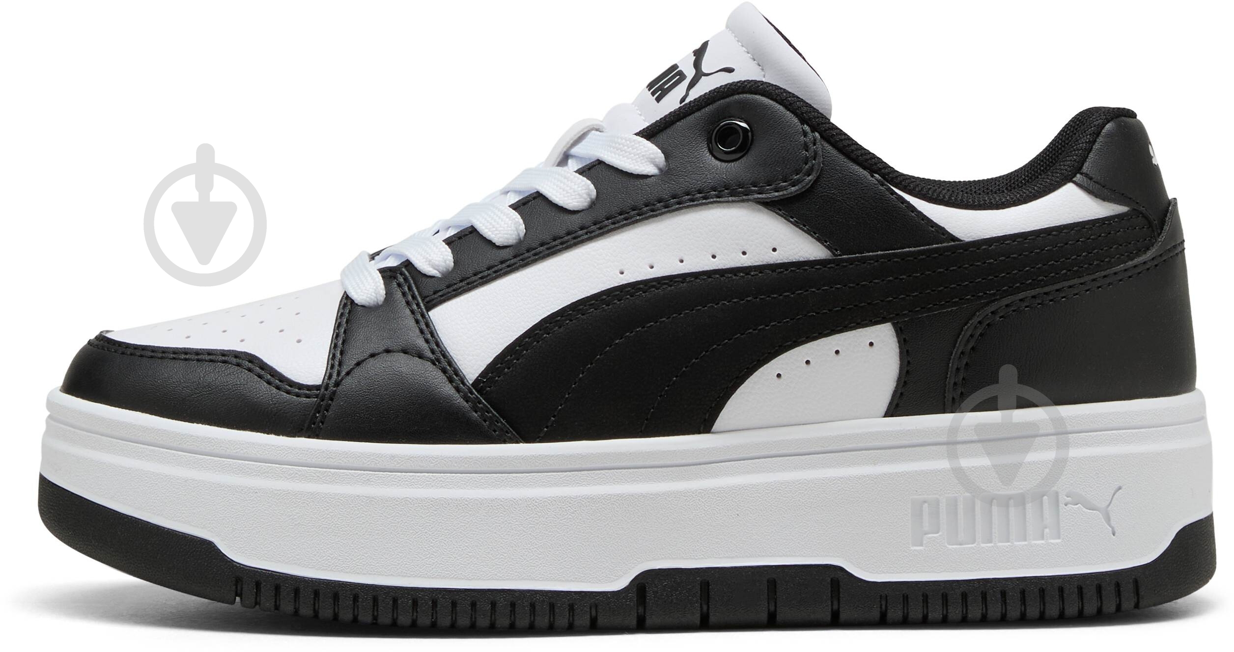 Кросівки жіночі Puma Rebound Femme Low 40259202 р.36 білі із чорним - фото 1