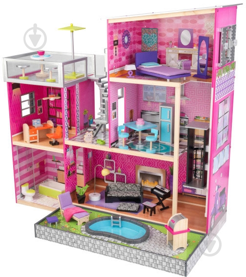 Домик для кукол Kidkraft Luxury 65833 - фото 1 Домик для кукол Kidkraft Luxury 65833 - фото 1