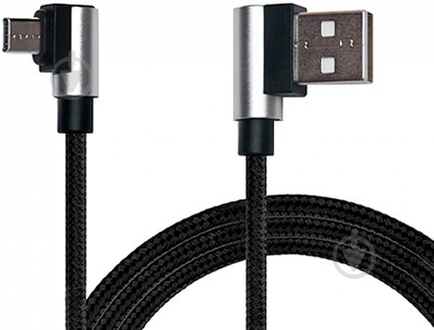Кабель Real-el USB – microUSB 1 м чорний (USB 2.0 Premium AM-Micro USB 1) - фото 2 Кабель Real-el USB – microUSB 1 м чорний (USB 2.0 Premium AM-Micro USB 1) - фото 2