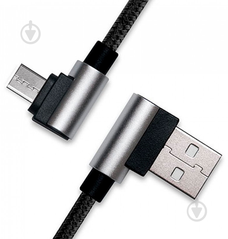 Кабель Real-el USB – microUSB 1 м чорний (USB 2.0 Premium AM-Micro USB 1) - фото 4 Кабель Real-el USB – microUSB 1 м чорний (USB 2.0 Premium AM-Micro USB 1) - фото 4