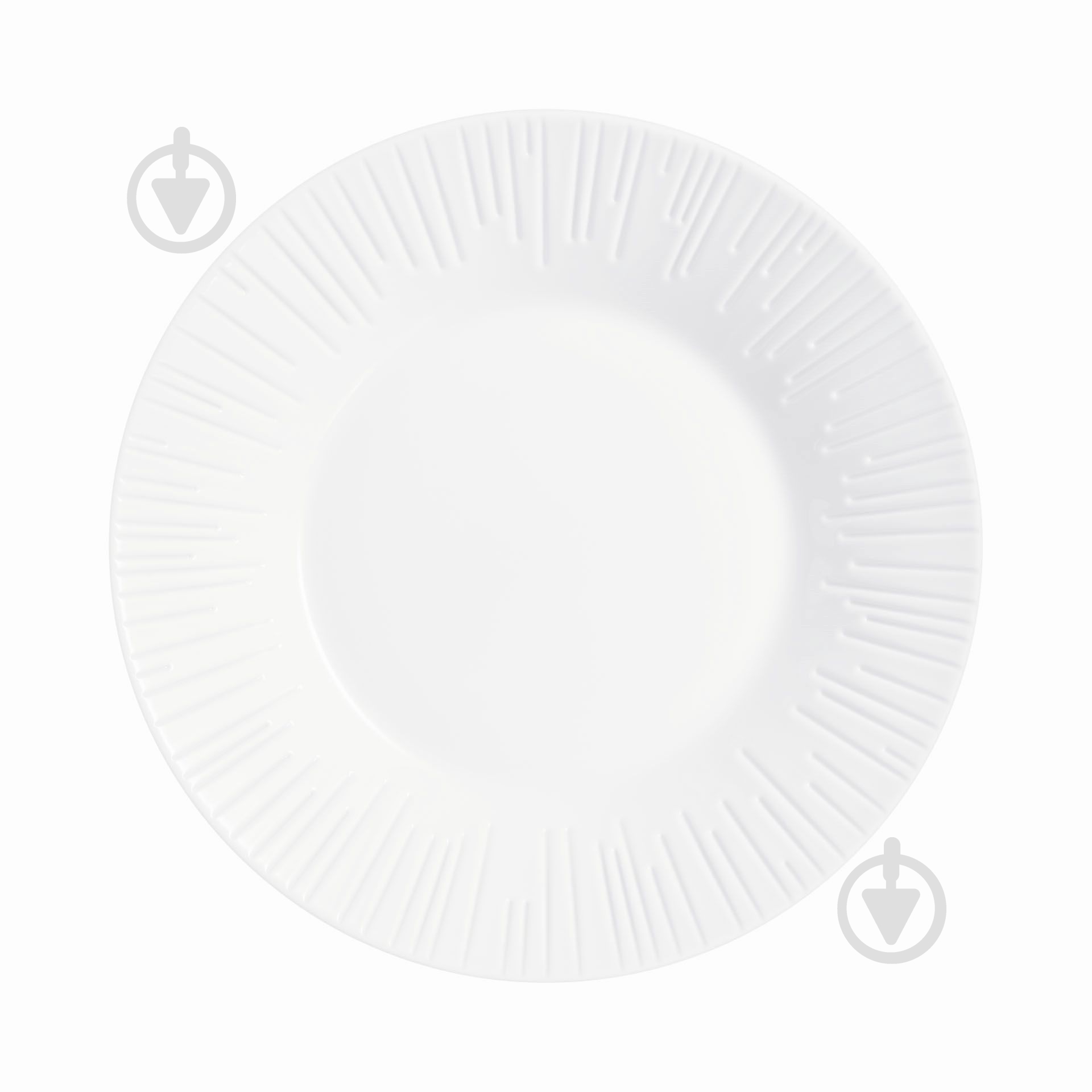 Тарілка глибока Luminarc Luminis White 23 см P6776 - фото 1
