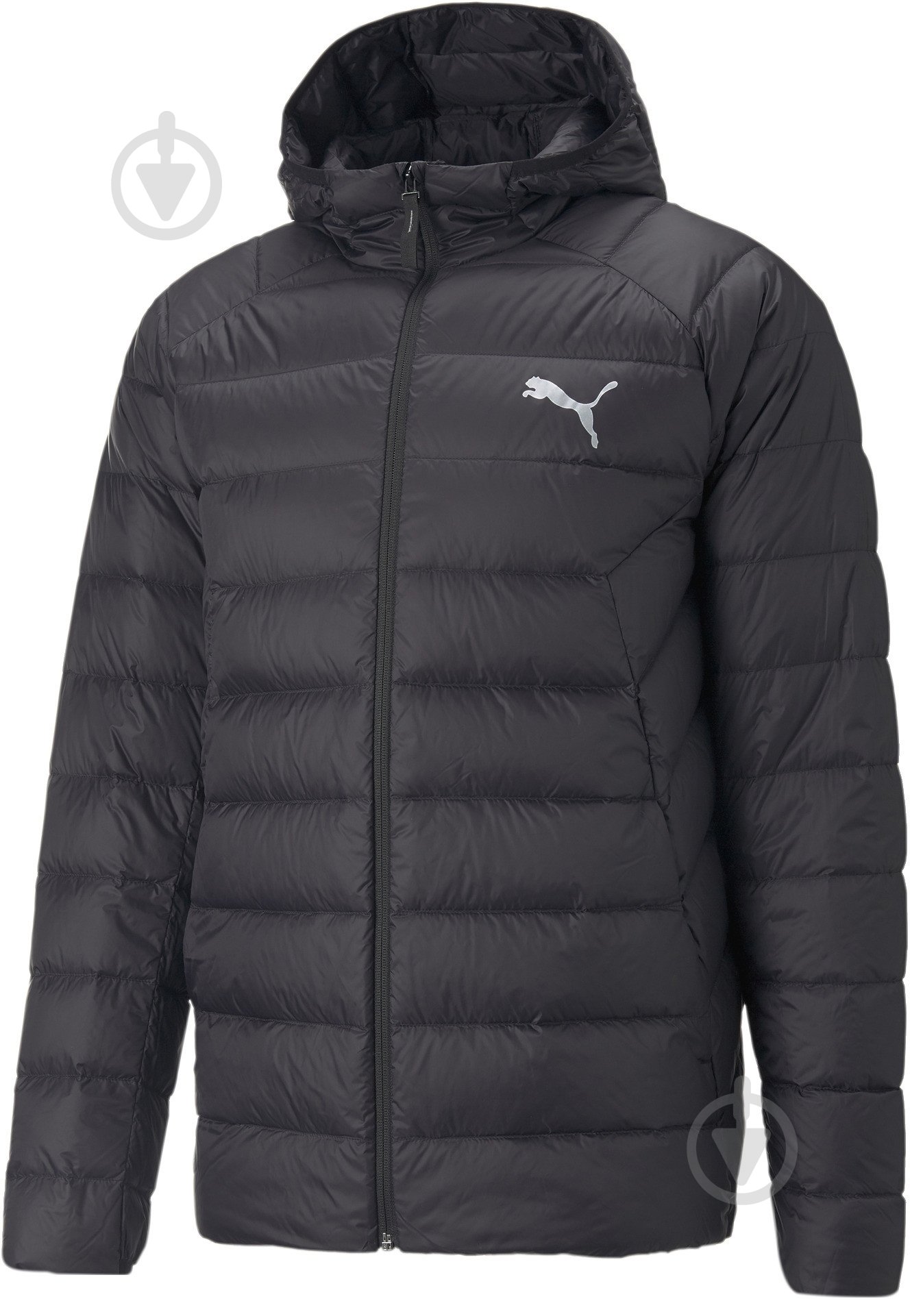 Пуховик Puma PACKLITE HOODED DOWN JACKET 84935501 р.L черный - фото 1