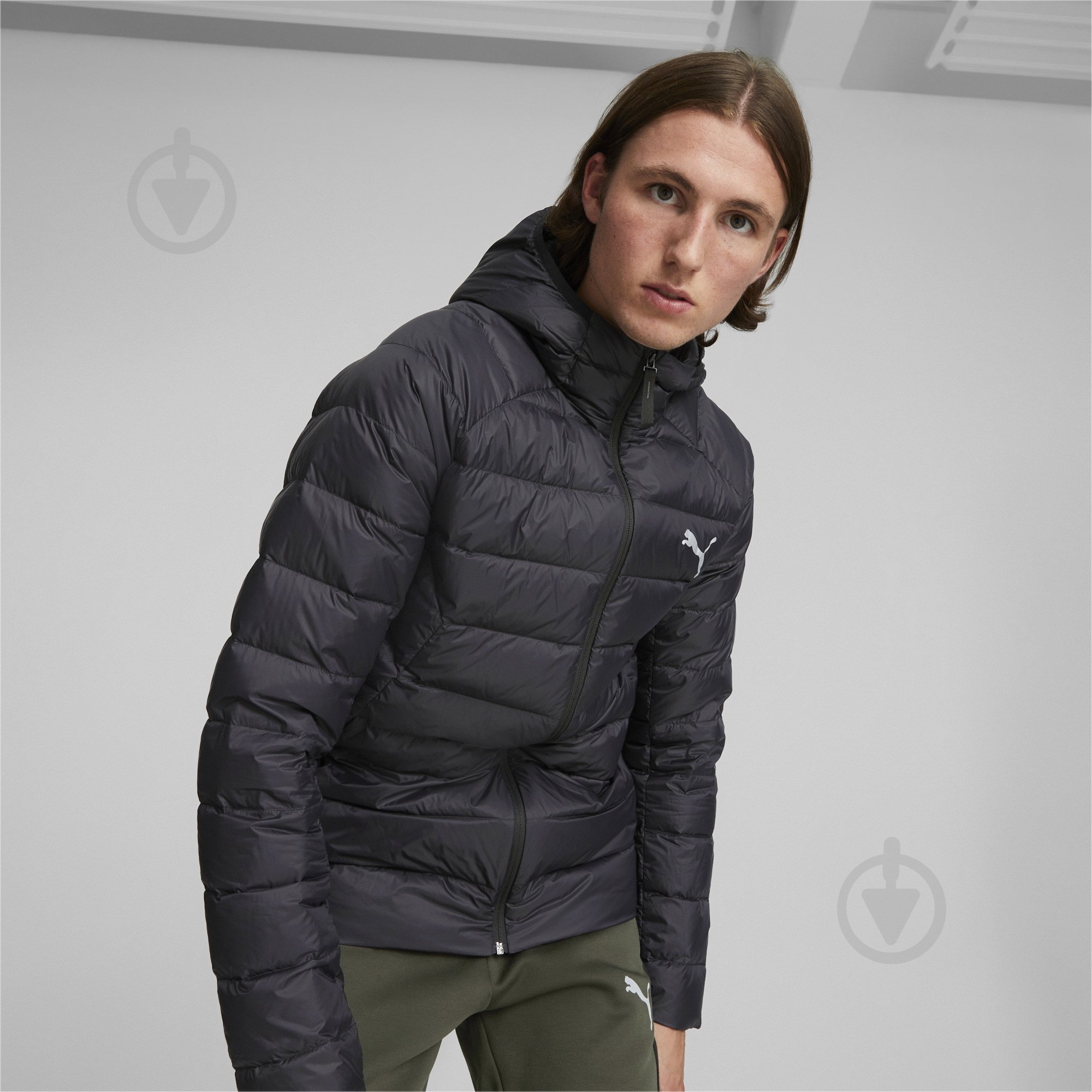 Пуховик Puma PACKLITE HOODED DOWN JACKET 84935501 р.L черный - фото 3