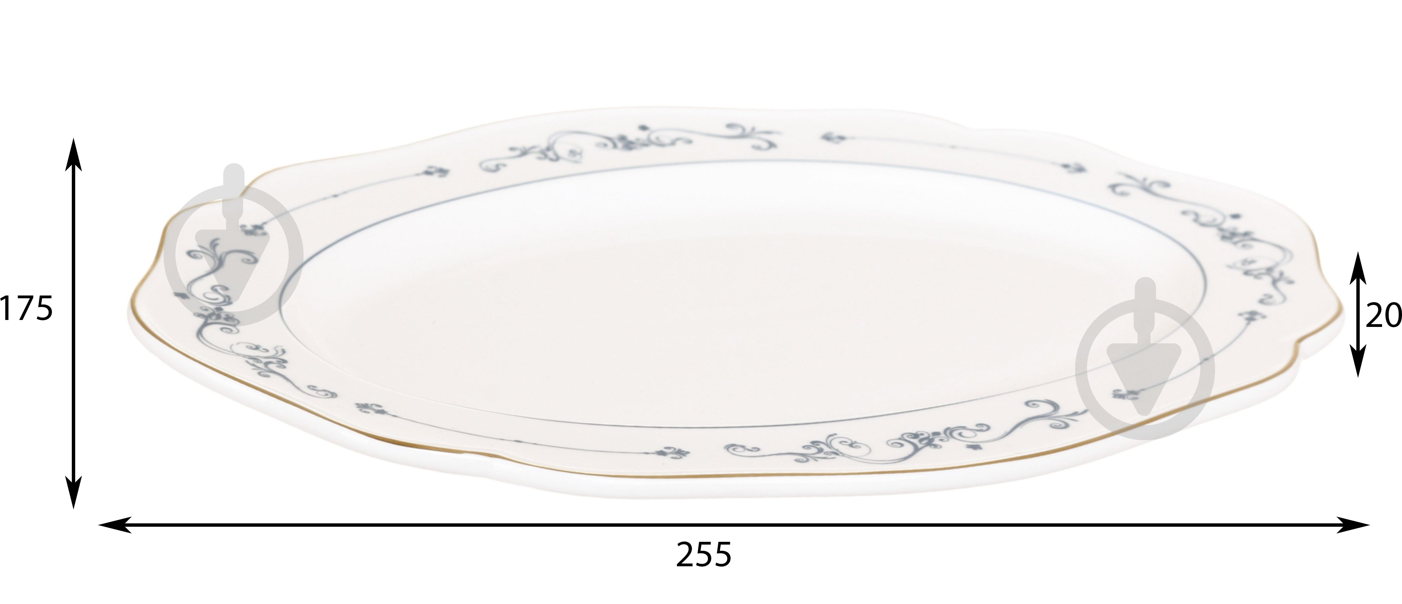 Блюдо овальне Fiora Austen 25,3x17,3 см порцеляна - фото 2 Блюдо овальне Fiora Austen 25,3x17,3 см порцеляна - фото 2