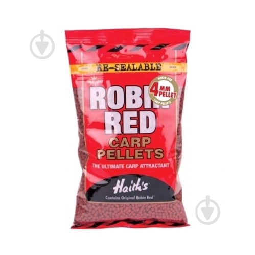 Пеллетс Dynamite Baits Robin Red Carp Pellets 4мм 900 г робин ред DY080 - фото 1