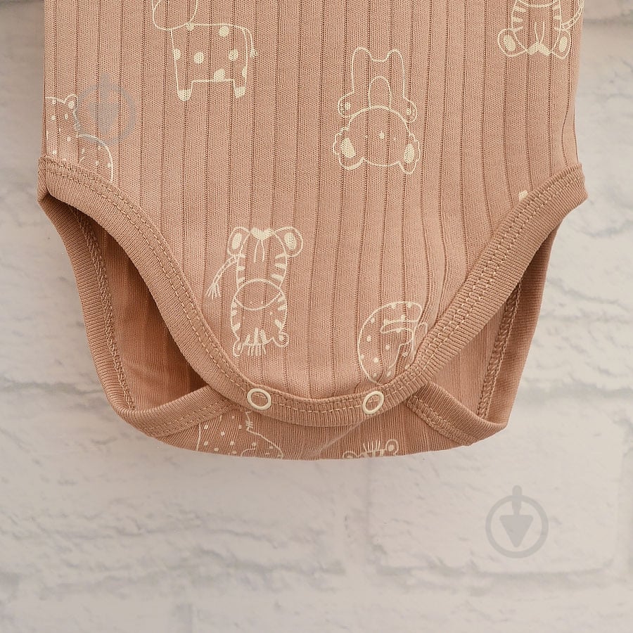 Боді дитяче унісекс Blanka Тваринки р.74-80 бежевий 110840 - фото 3