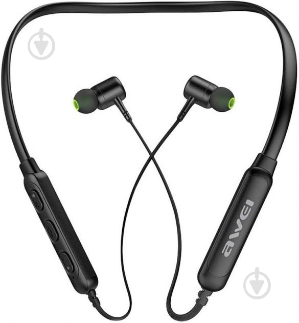 Bluetooth-гарнитура Awei G30BL Bluetooth Earphones black (F_85095) - фото 2
