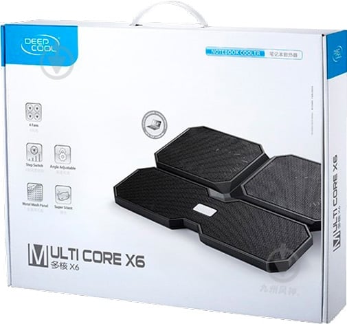 Подставка для ноутбука Deepcool Multi Core X6 (Multi Core X6) - фото 8 Подставка для ноутбука Deepcool Multi Core X6 (Multi Core X6) - фото 8