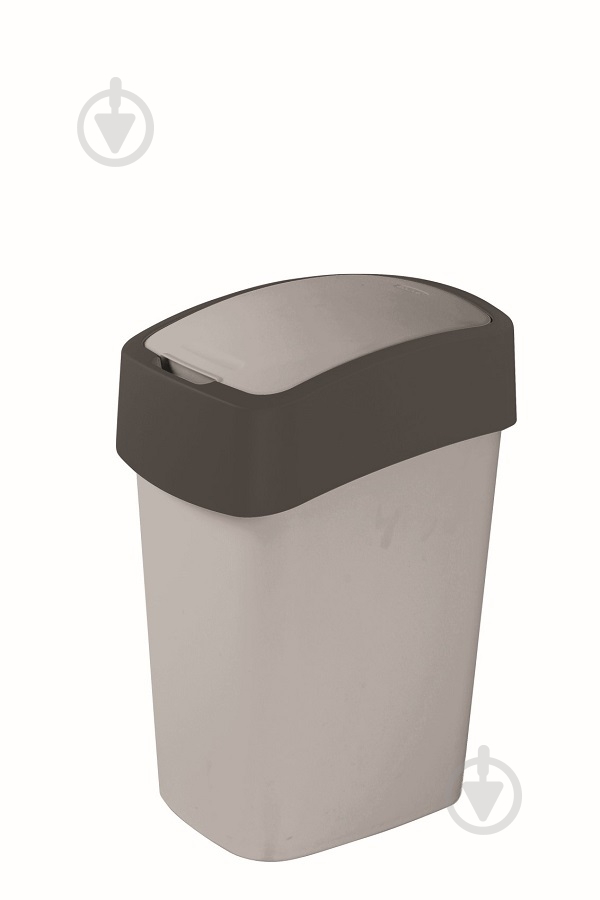 Контейнер із кришкою Curver Flip bin 10 л сірий графіт 186133 - фото 1