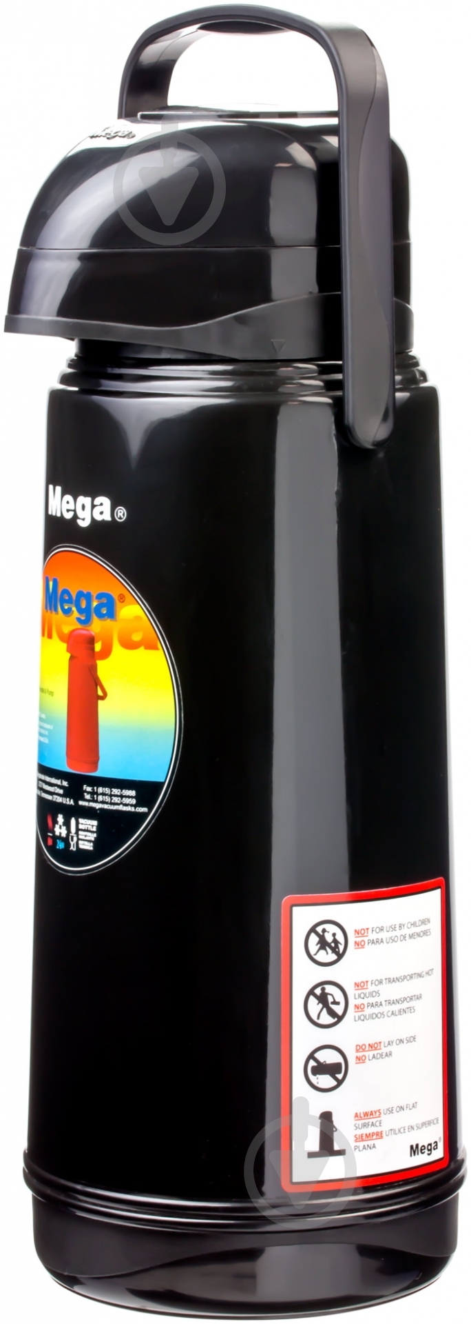 Термос з помпою Mega 1,8 л МАР180В - фото 1