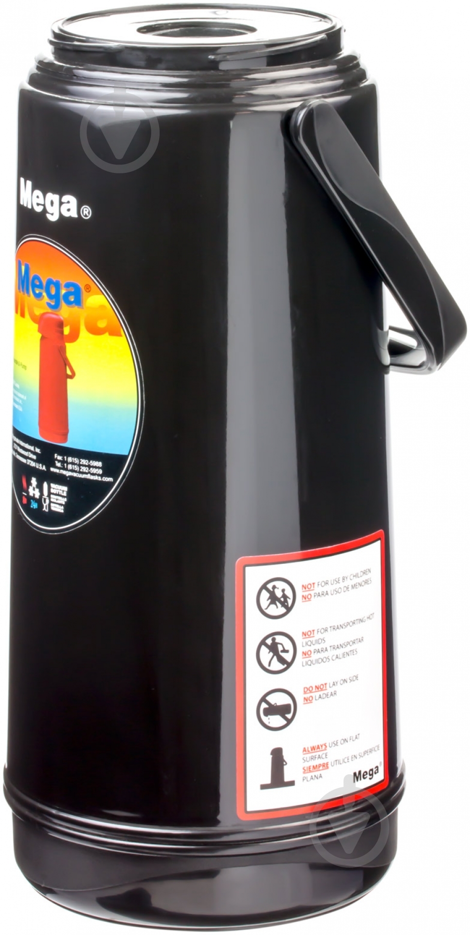 Термос з помпою Mega 1,8 л МАР180В - фото 2