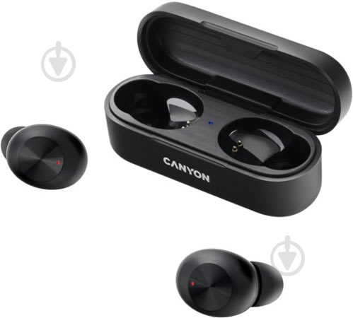 Bluetooth-гарнитура Canyon TWS-1 black (CNE-CBTHS1B) - фото 2