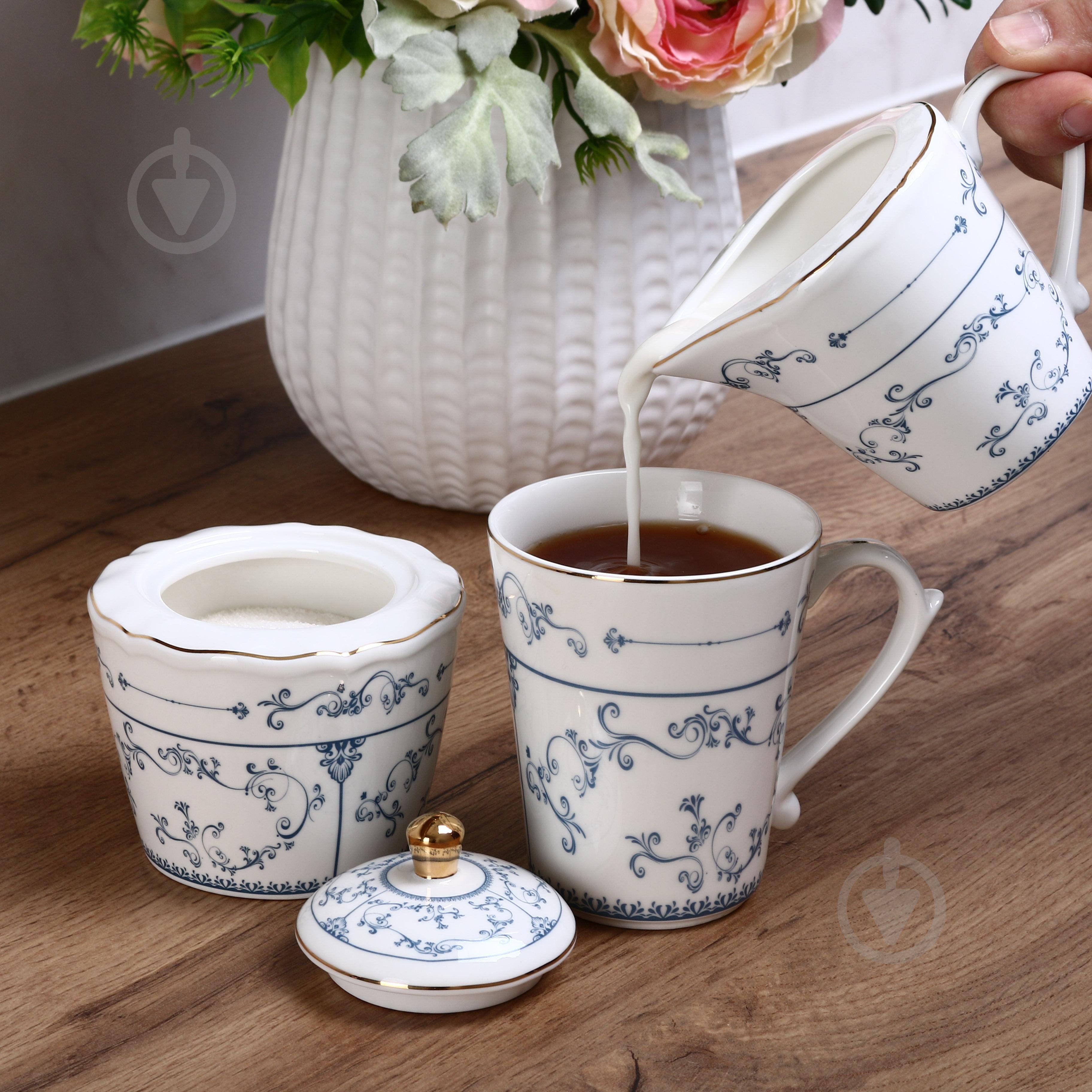 Цукорниця Fiora Austen 9,8x10,2 см порцеляна - фото 6 Цукорниця Fiora Austen 9,8x10,2 см порцеляна - фото 6