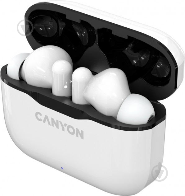 Bluetooth-гарнитура Canyon CNE-CBTHS3W white (CNE-CBTHS3W) - фото 3
