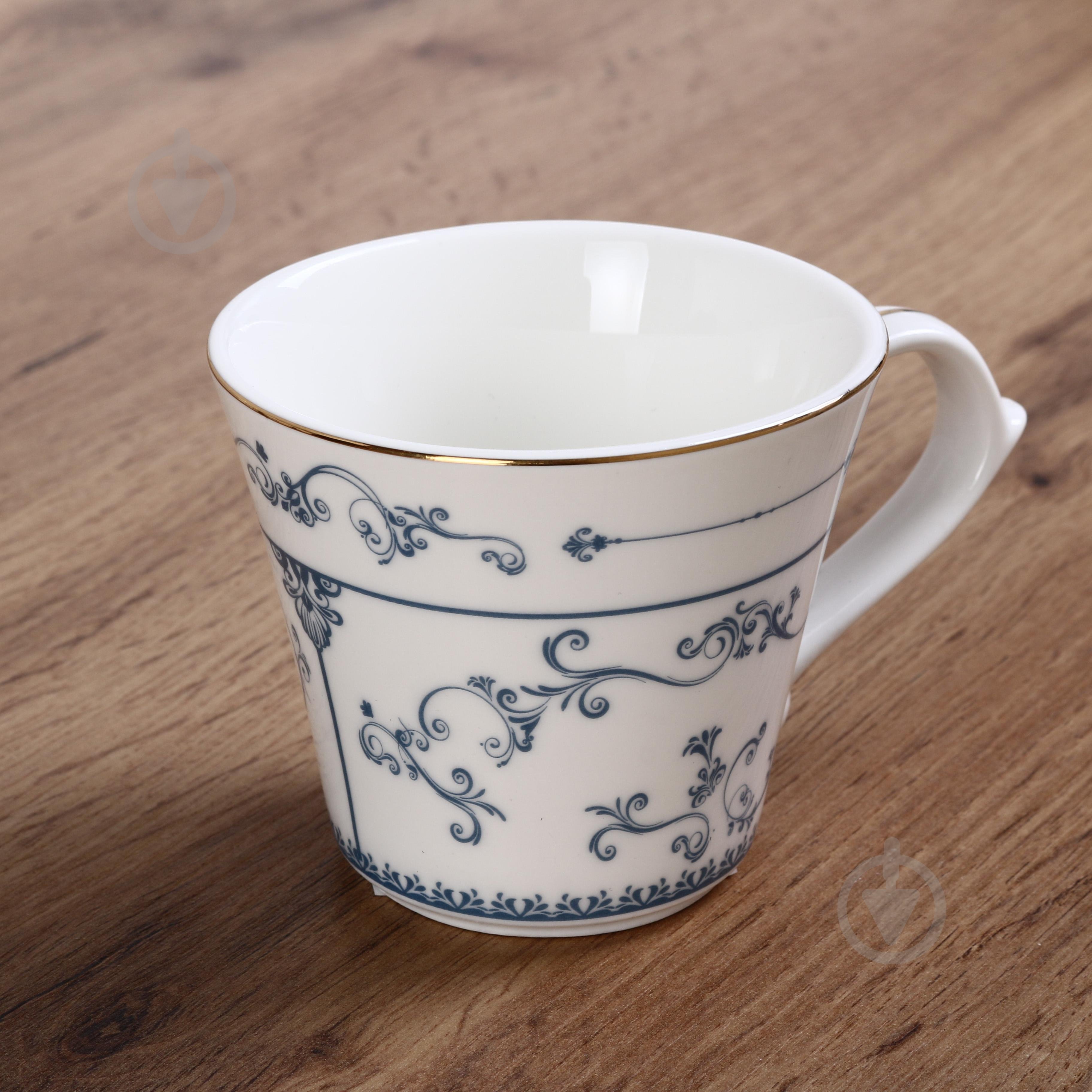 Чашка з блюдцем Fiora Austen 200 мл порцеляна - фото 3 Чашка з блюдцем Fiora Austen 200 мл порцеляна - фото 3