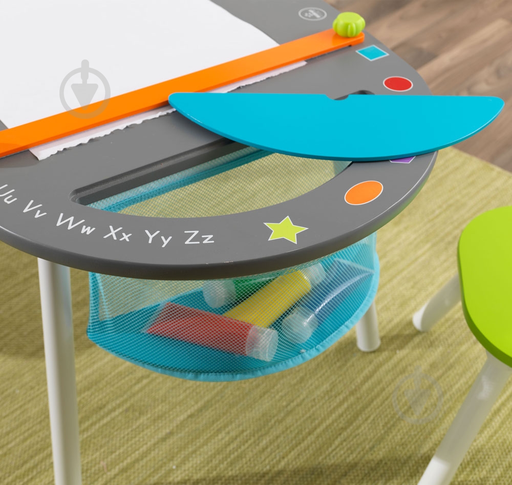 Парта-доска Kidkraft с табуретами 26956 - фото 4 Парта-доска Kidkraft с табуретами 26956 - фото 4