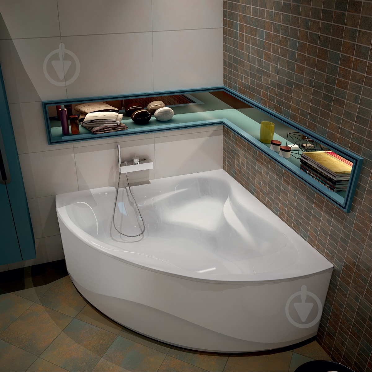 Ванна акриловая Koller Pool Tera 135 135х135 см - фото 2 Ванна акриловая Koller Pool Tera 135 135х135 см - фото 2