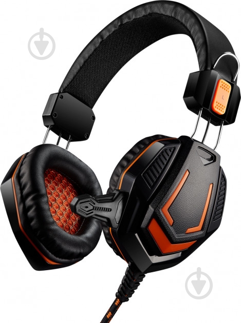 Гарнітура Canyon CND-SGHS3A black/orange (CND-SGHS3A) - фото 1
