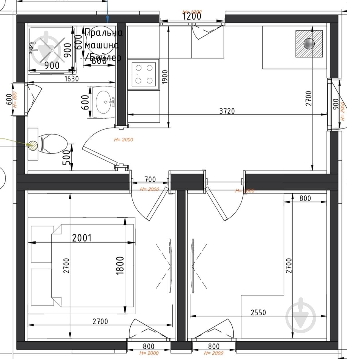 Модульный дом полезной площадью 29 кв.м (два модуля) комплектации BARNIX 36 с наружной (без внутренней) отделкой и открытой террасой 12 м² - фото 3 Модульный дом полезной площадью 29 кв.м (два модуля) комплектации BARNIX 36 с наружной (без внутренней) отделкой и открытой террасой 12 м² - фото 3
