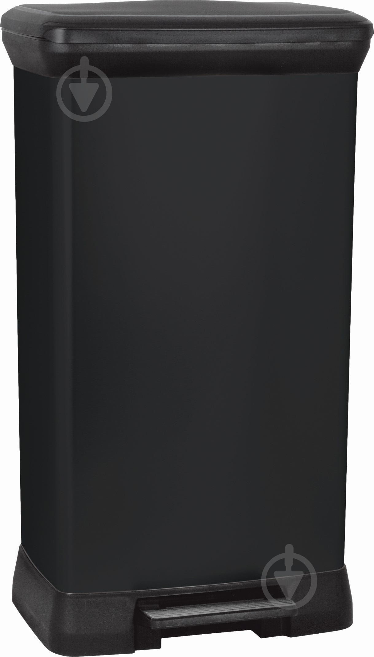 Ведро с крышкой Curver Deco Bin черный 50 л - фото 1 Ведро с крышкой Curver Deco Bin черный 50 л - фото 1